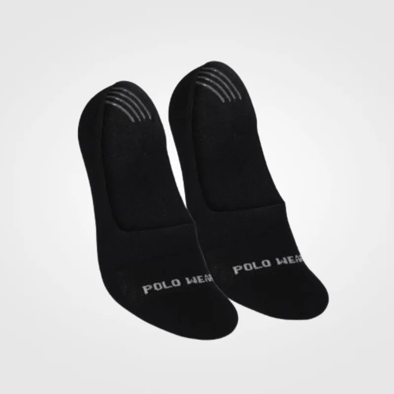 Kit 2 Pares De Meia Sapatilha Polo Wear 001 - KIT 2X1 MEIAS POLO WEAR DAY BY DAY 39/43 SAPATILHA PTO