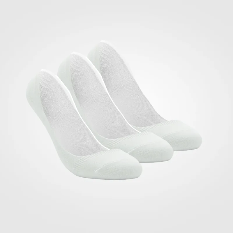 Kit 3 Pares De Meia Sapatilha Super Invisível Hoahi 000 - KIT 3X1 MEIAS HOAHI 33/38 SAPATILHA SUPER INVISIVEL BCO