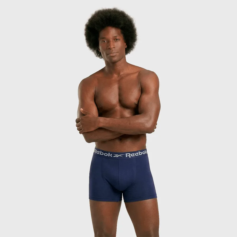 Cueca Boxer Reebok Classic Microfibra Cós Inteiro 1X1 CUECA REEBOK BOXER MICROFIBRA CLASSIC COS MAR