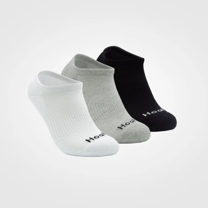Kit 3 Pares De Meia Soquete Atoalhada Hoahi 003 - KIT 3X1 MEIA HOAHI 33/38 SOQUETE ATOALHADA PTO/BCO/CZA