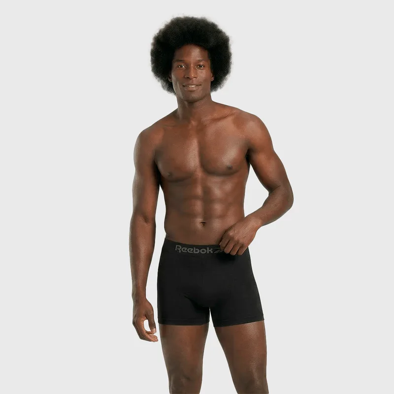 Kit 6 Cuecas Boxer Reebok Classic Microfibra KIT 6X1 CUECA REEBOK BOXER MICROFIBRA CLASSIC PTO