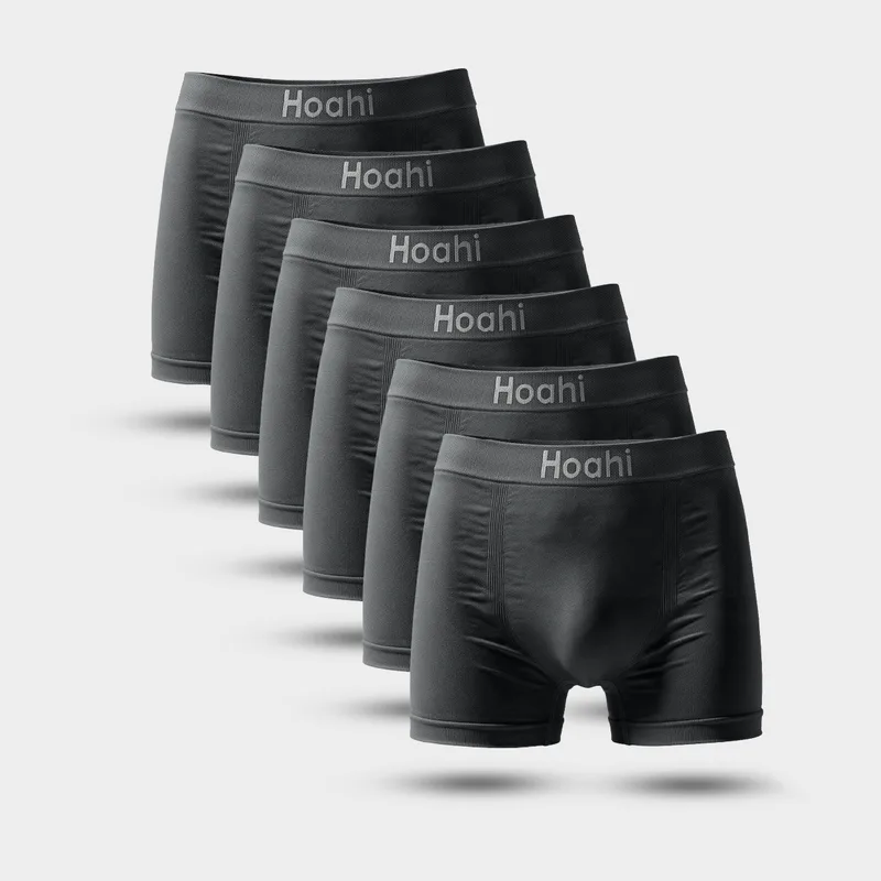 Kit 6 Cuecas Boxer Hoahi Premium Poliamida KIT 6X1 CUECA HOAHI BOXER POLIAMIDA PREMIUM CHU P - AMEIZIN
