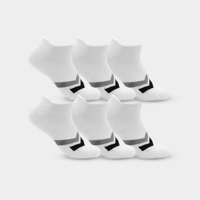 Kit 6 Pares De Meia Sport Soquete Atoalhado Hoahi 003 - KIT 6X1 MEIAS HOAHI SPORT 33/38 SOQUETE ATOALHADO BCO - AMEIZIN