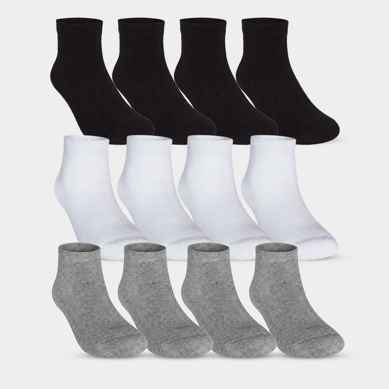 Kit 12 Pares De Meia Infantil Hoahi Atoalhado 009 - KIT 12X1 MEIAS HOAHI INFANTIL 19/22 CURTO ATOALHADO - AMEIZIN