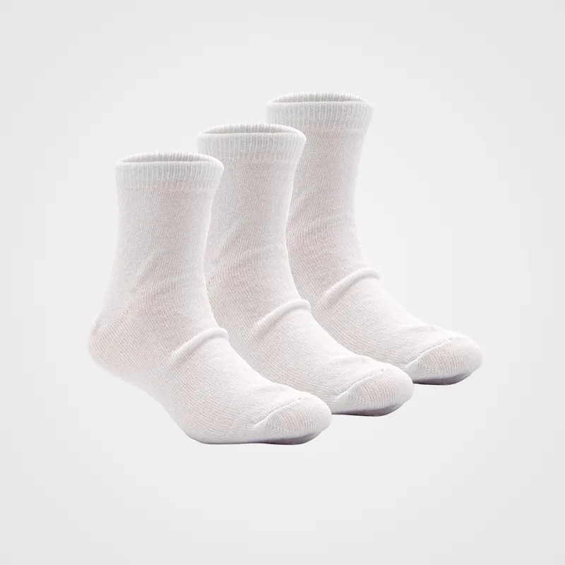 Kit 12 Pares De Meia Juvenil Hoahi Estampado 011 - KIT 12X1 MEIAS HOAHI JUVENIL 28/33 CURTO LISO BCO - AMEIZIN