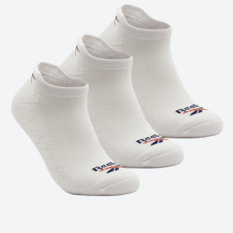 Kit 3 Meias Reebok Soquete Atoalhado Embaixo Unissex Branco - M