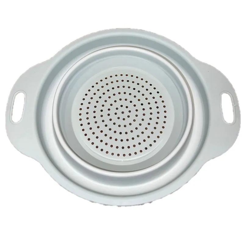 Escorredor dobrável de alimentos Silicone 14x30cm
