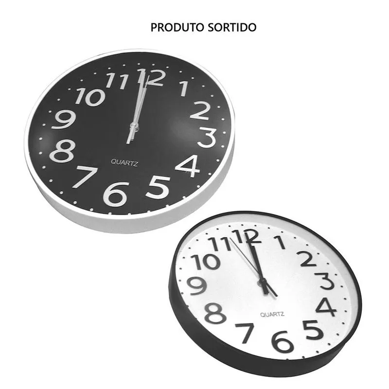 Relogio De Parede 29cm Drp012 (Cada) - Importadora Cascavel