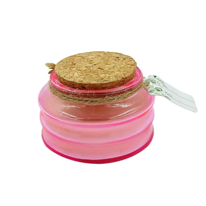 Vela Decorativa Aromática 6x7,5cm em Parafina GiftHome-Rosa