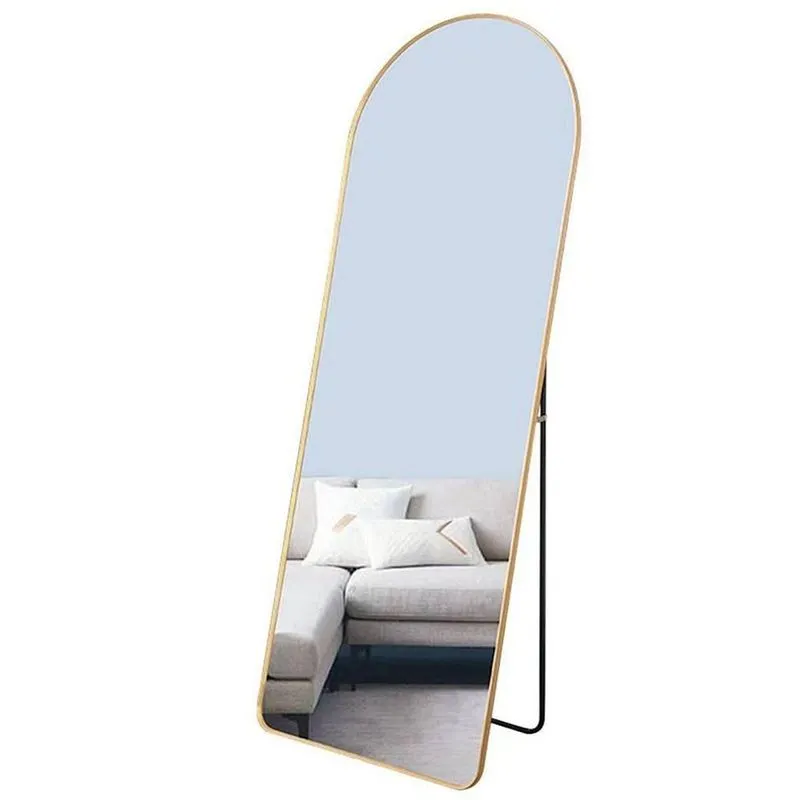 Espelho De Chao Moldura Aluminio 36x146cm Des021 - Importadora Cascavel