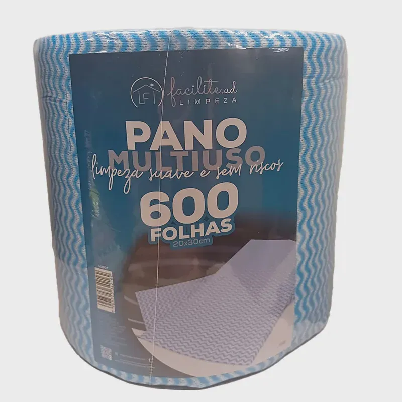 Pano Multiuso 600 Folhas 20x30cm ULI007 17237 - V. Madalozzo