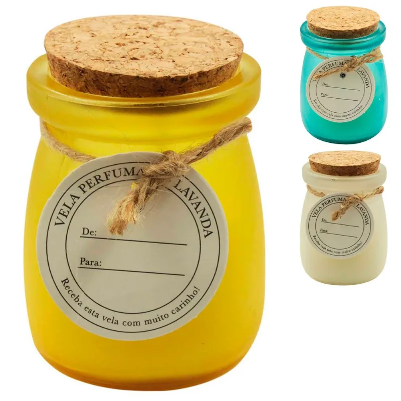 Vela Decorativa Aromática 8x5,5cm Em Parafina Cascavel