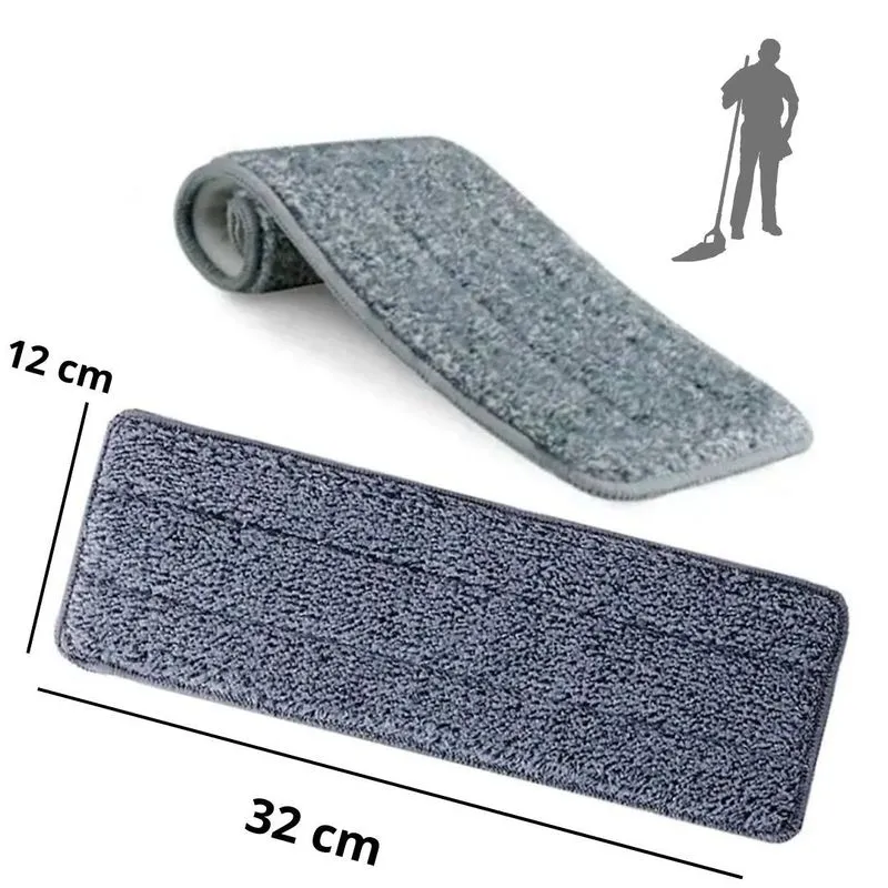 01 Un. Refil Rodo Mop Flat Microfibra Esfregão