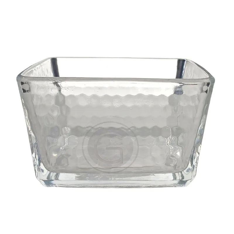 Porta Vela Decorativo 9x6cm em Vidro Cascavel