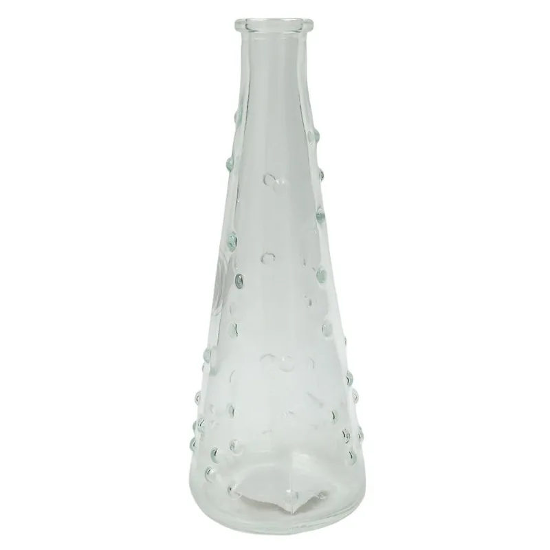 Vaso Decorativo 18x7cm em Vidro Cascavel