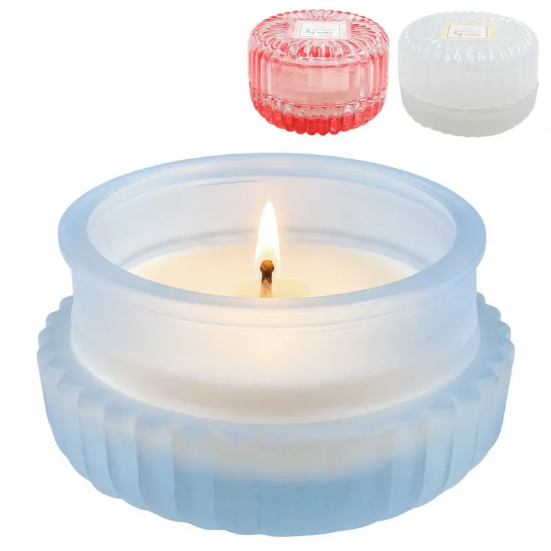 Vela Aromática Decorativa 8x5cm em Vidro GiftHome-Modelos Sortidos