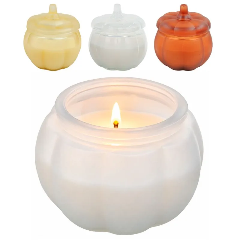 Vela Aromática Decorativa 8x8cm em Vidro GiftHome-Modelos Sortidos
