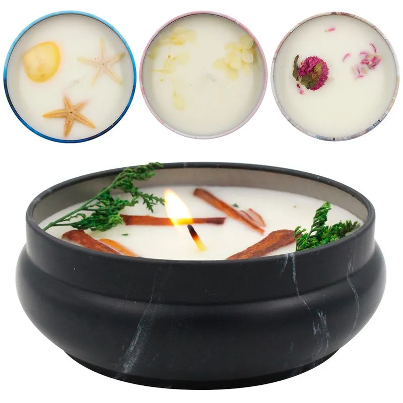 Vela Aromática C/ Suporte 8,5x4cm em Metal Gifthome SORTIDOS