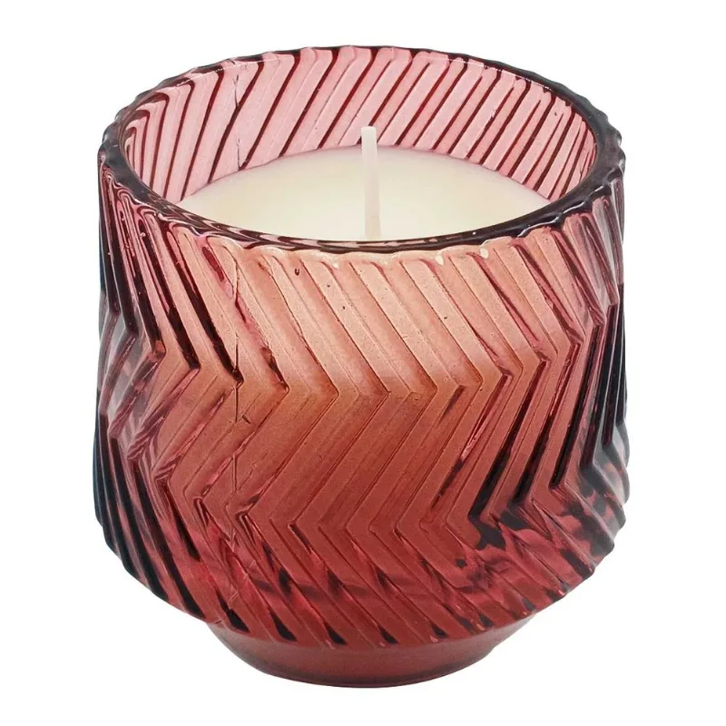 Vale Perfumada C/ Suporte 7x8cm em Vidro Gifthome-Rosa