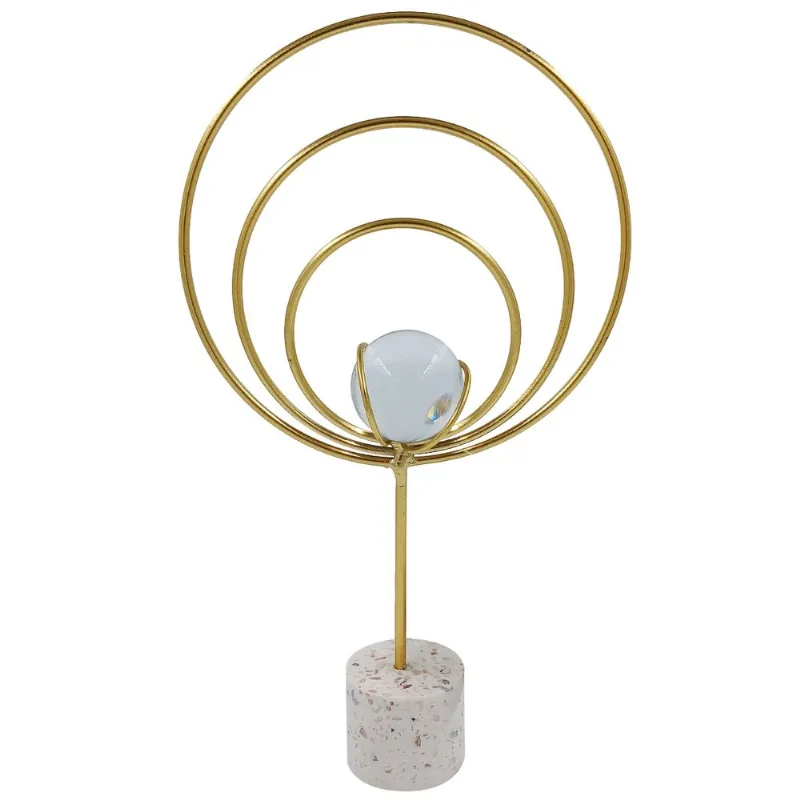 Escultura Decorativa 27,5x15x4,5cm em Metal GiftHome