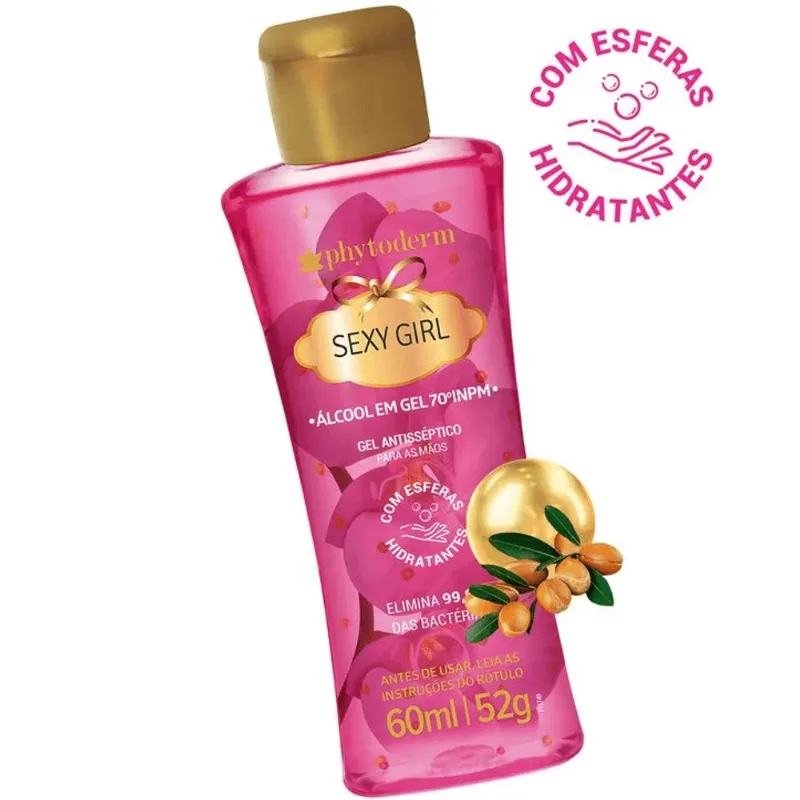 ALCOOL EM GEL PHYTODERM SEXY GIRL 60ML