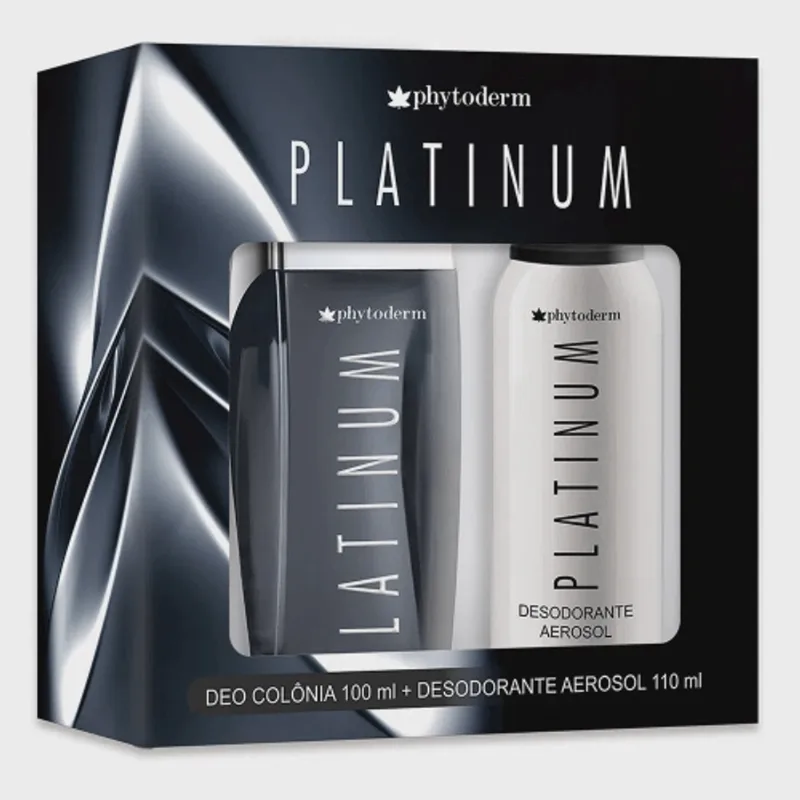 KIT PHYTODERM PLATINIUM DEO COLONIA 100ML+DESODORANTE 110ML