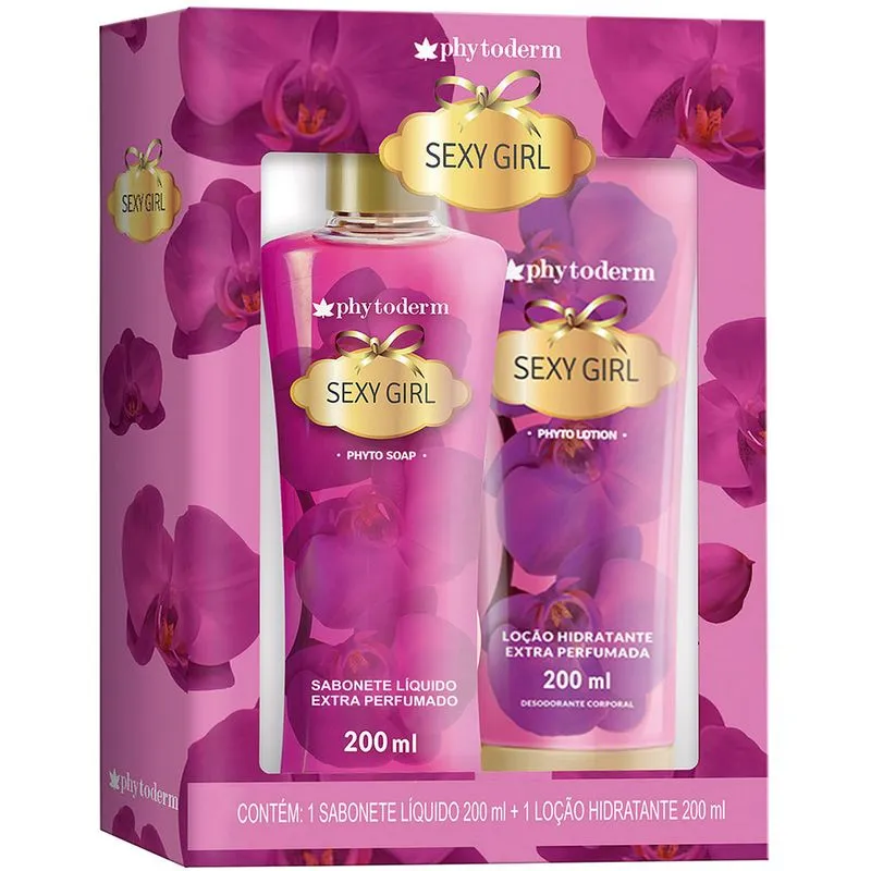 Phytoderm Sexy Girl Kit – Sabonete Líquido + Loção Hidratante Kit
