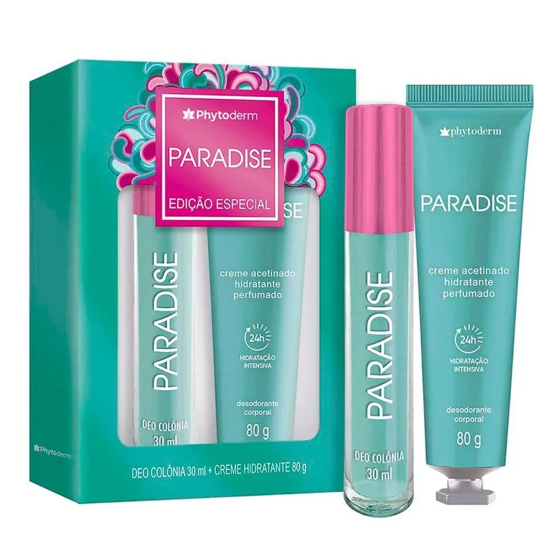 Kit Phytoderm Paradise Travel - Perfume Feminino + Desodorante Corporal kit