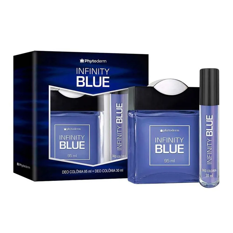 Kit Phytoderm Infinity Blue - Perfume Masculino + Travel Size kit