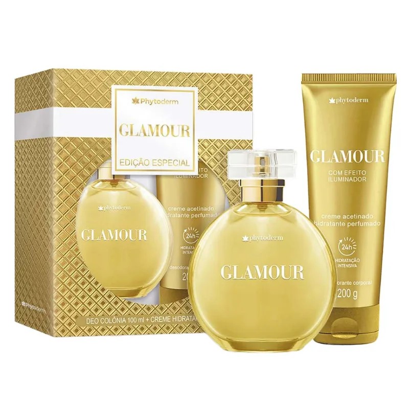 Phytoderm Glamour Kit - Deo Colônia + Creme Hidratante Kit