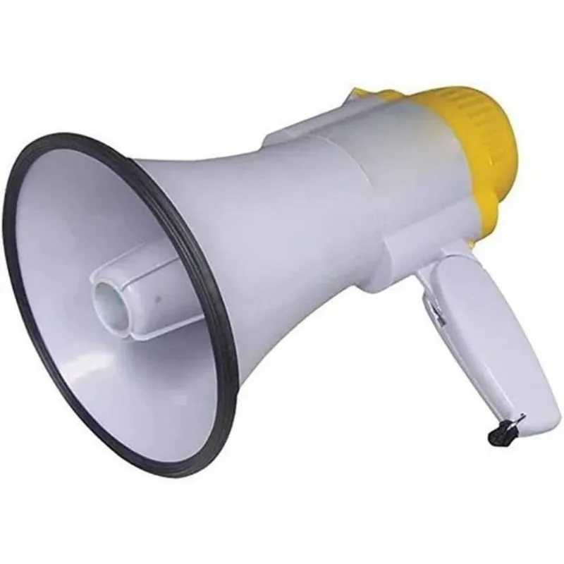 Megafone Com Bateria Recarregavel Js-5s Mxt Com Memória E Música