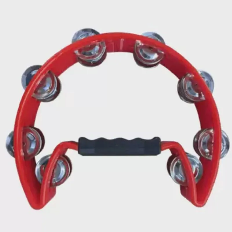 Pandeiro Pandeirola Meia Lua mxt Vermelho