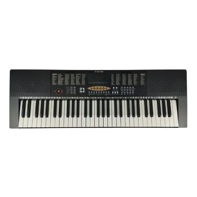 Teclado Musical Profissional 61 Teclas 128 Timbres Ritmos