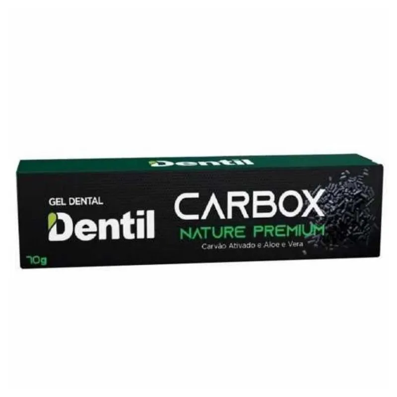 Gel Dental Dentil Carbox com CarvãoAtivado e Aloe Vera 70g