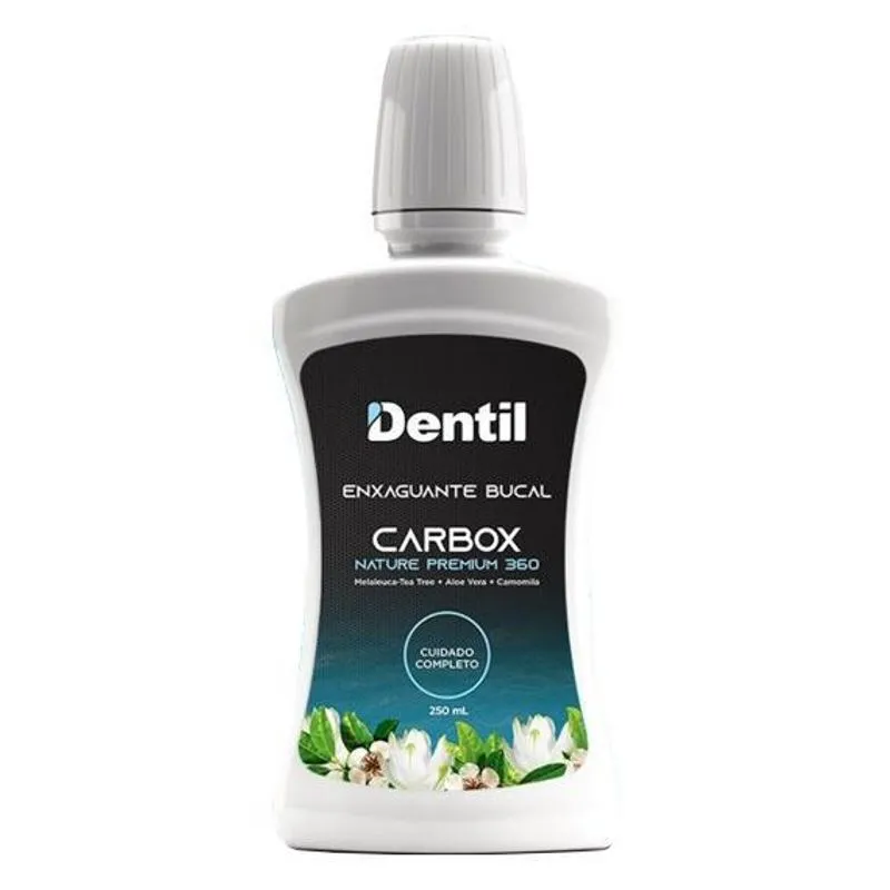 Enxaguatório Bucal Dentil Carbox Nature Premium 250ml