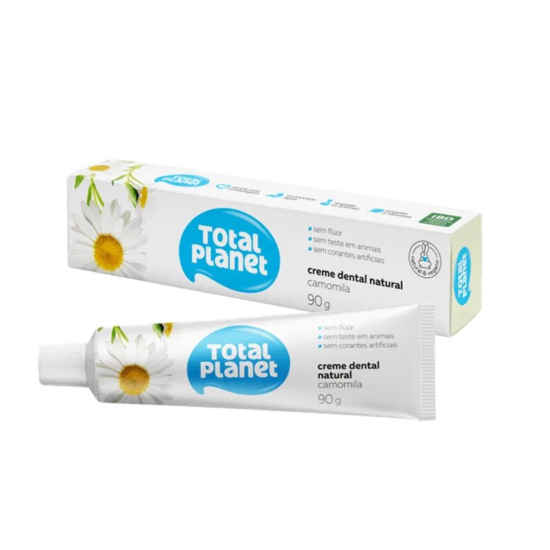 Total Planet Creme Dental Natural - Camomila 90g