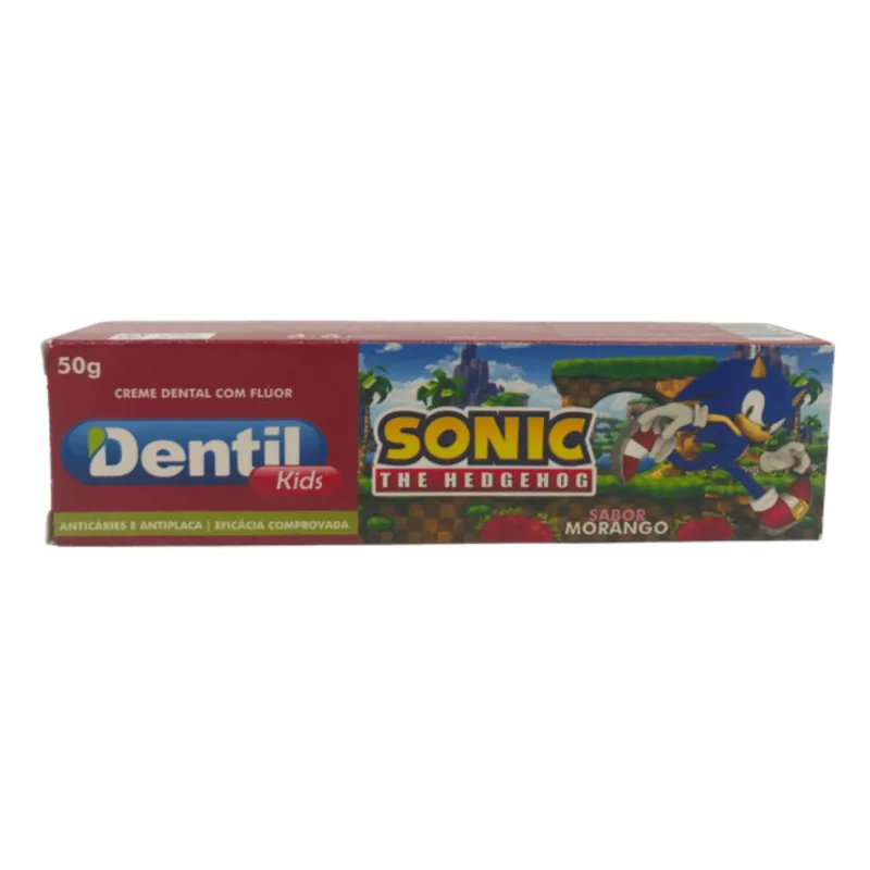 Creme Dental Dentil Kids Sonic Morango 50g CR DENT DENTIL KIDS 50G SONIC MORANGO