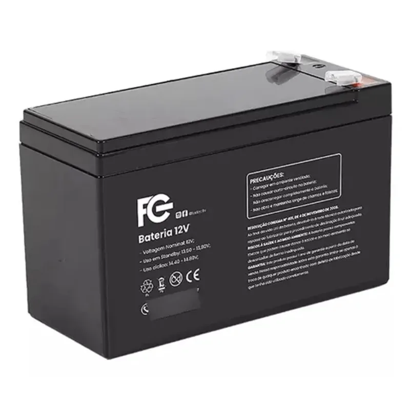 Bateria FC Fontes, 12V 7AH, Para Nobreak - FC1207NB