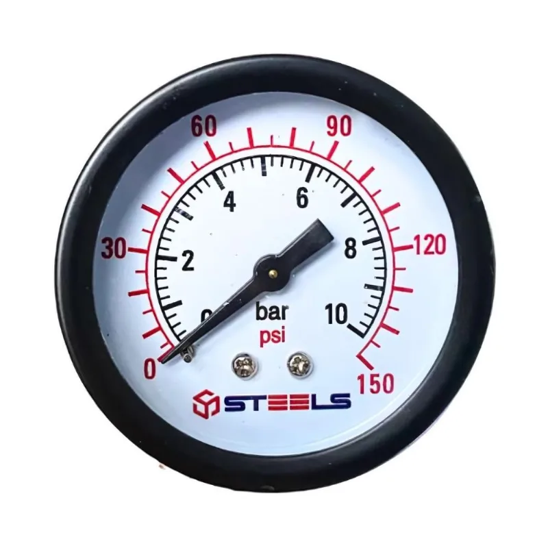 Manômetro Horizontal Rosca Traseira 1/8 Npt 150 Psi 40 Mm