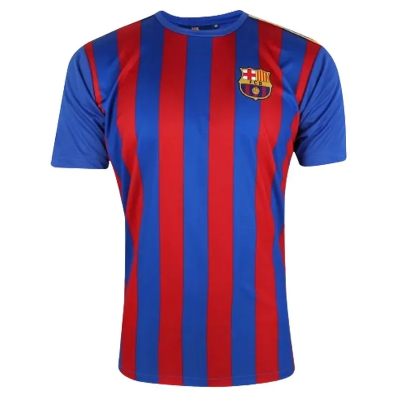 Camiseta Barcelona ii Masculino - Azul e Vermelho
