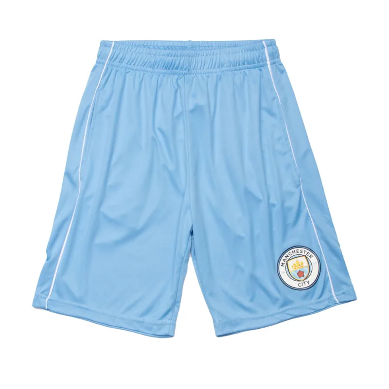 Bermuda Juvenil Balboa Manchester City Azul Claro - 16