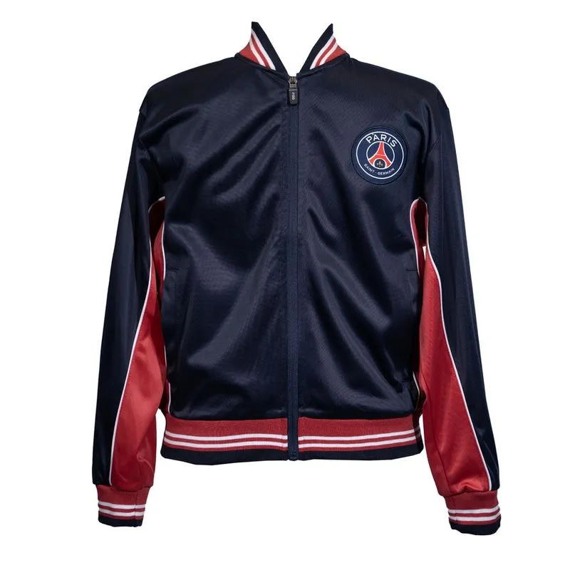 Jaqueta Helanca Paris Saint Germain c/ Logo atrás Masculino - Marinho