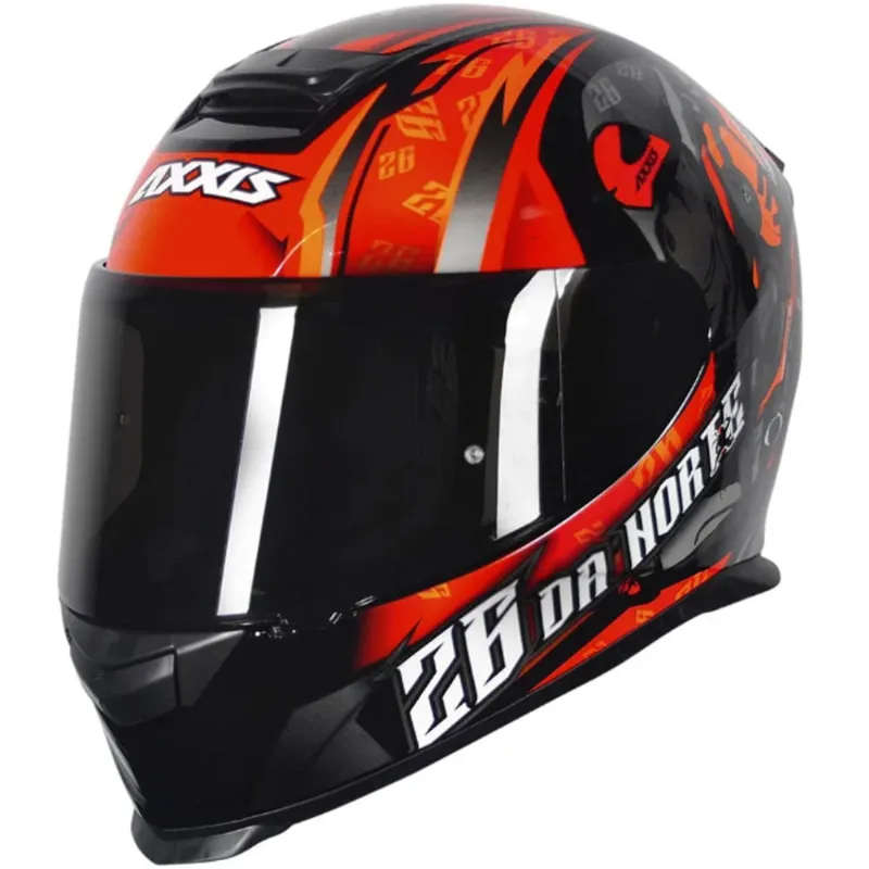 Capacete Axxis Eagle 26 Da Norte Preto Vermelho 62