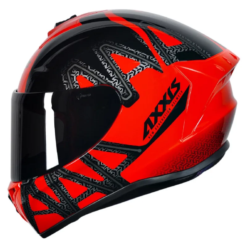 Capacete Axxis Draken Dekers Vermelho Preto 56