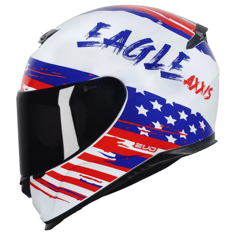 Capacete Axxis Eagle Independence Branco 58