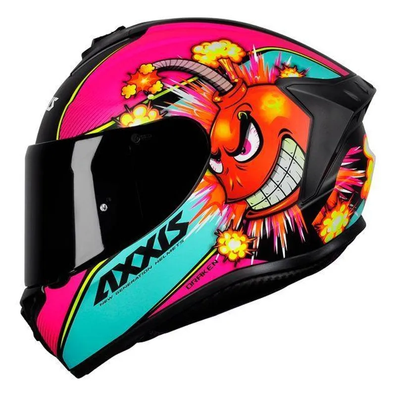 Capacete Axxis Draken Bomb Matt Pink