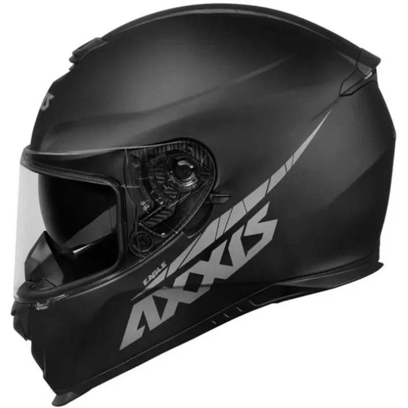 Capacete Axxis Eagle SV Preto Fosco Cinza 60