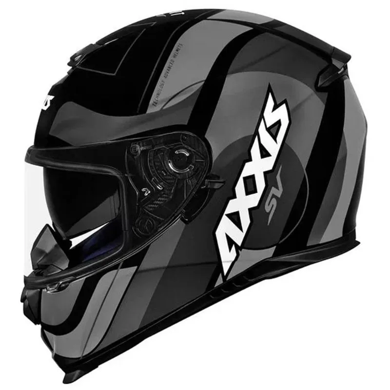 Capacete Axxis Eagle SV Smart Preto Cinza 58