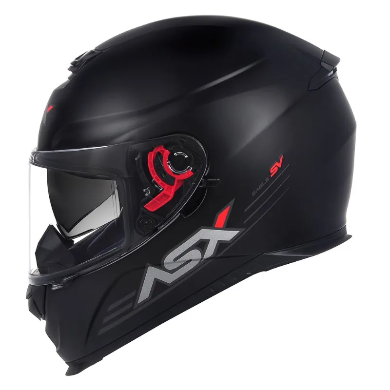 Capacete ASX Eagle SV Solid Monocolor Capacete ASX Eagle SV Solid Fosco Preto 56