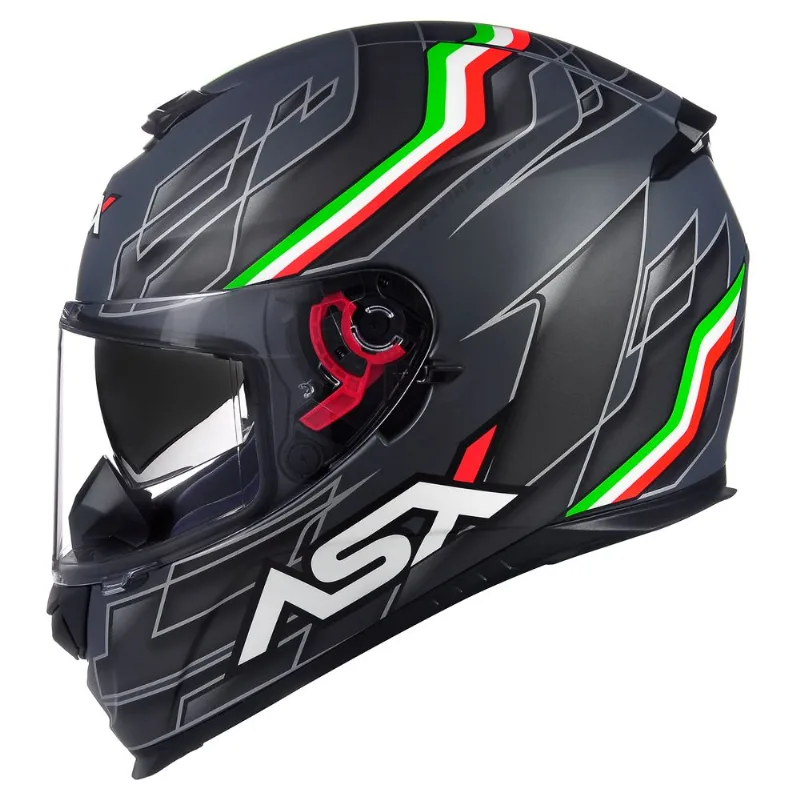 Capacete ASX Eagle SV Italy Fosco Cinza 58